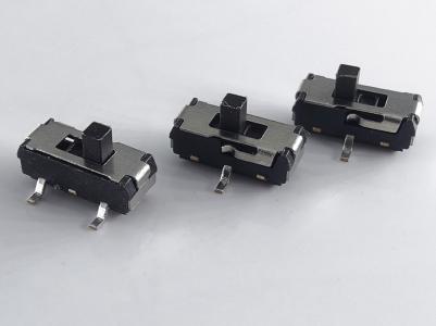 Mini interruptor deslizante, 9,0 × 3,5 × 3,5 mm, SPDT SMD vertical KLS7-MSS-1235S